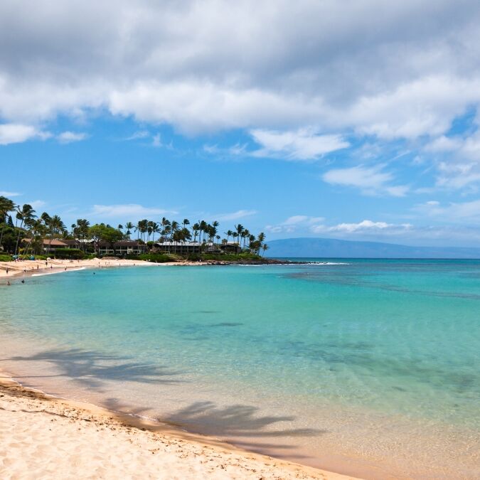 Napili beach on Maui island