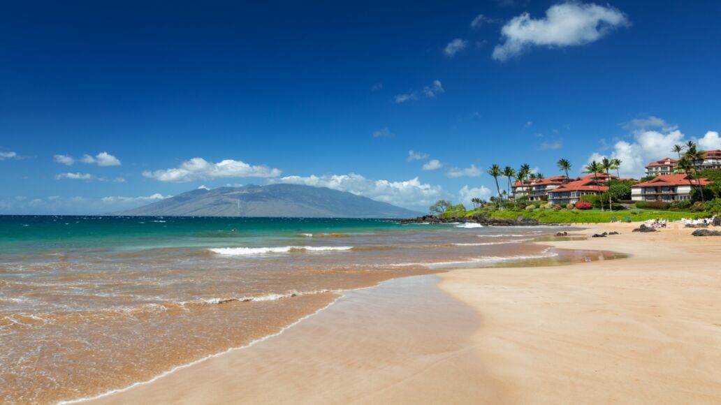 Beautiful Polo beach at Wailea, Maui, Hawaii