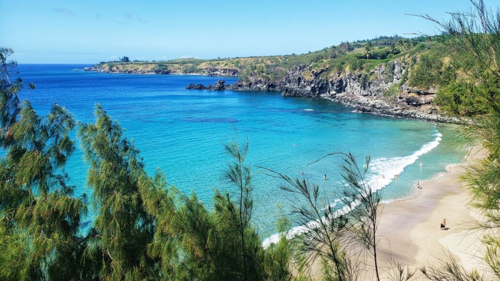 Slaughterhouse beach in Maui, Hawaii