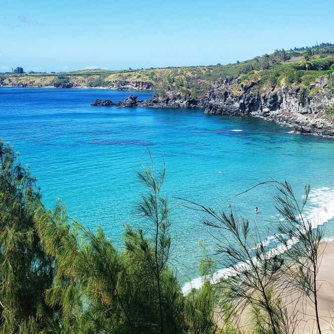 Slaughterhouse beach in Maui, Hawaii