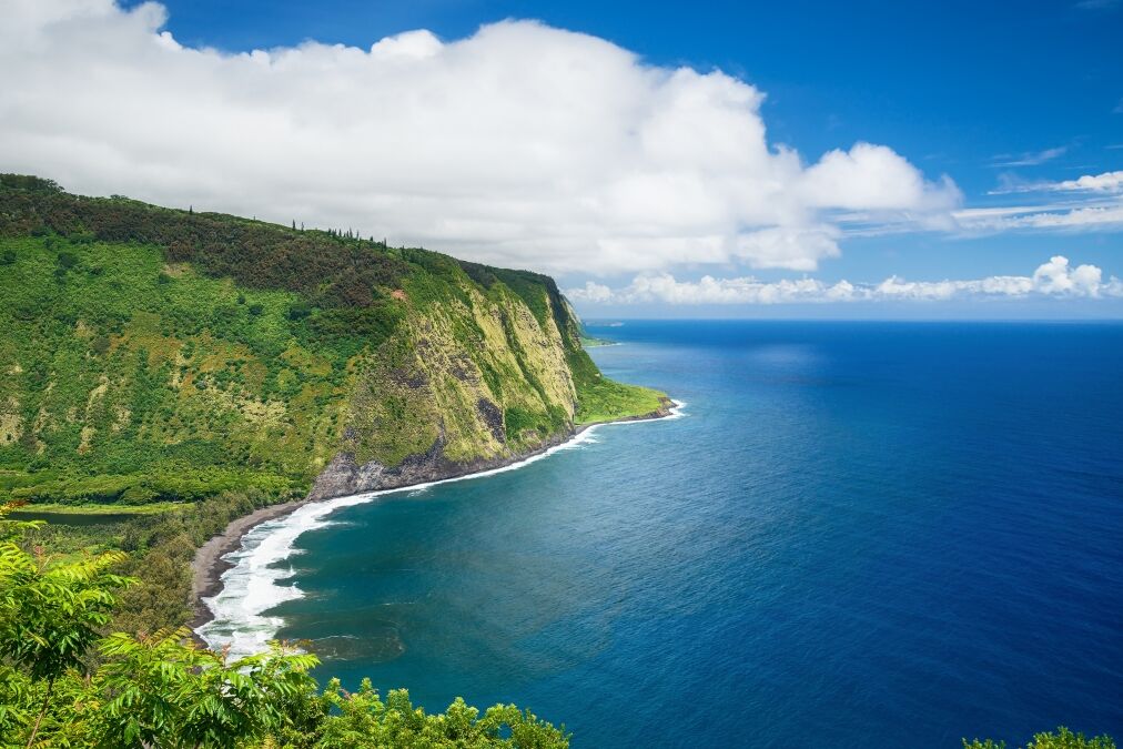 Waipio Valley Lookout view on Big Island, Hawaii