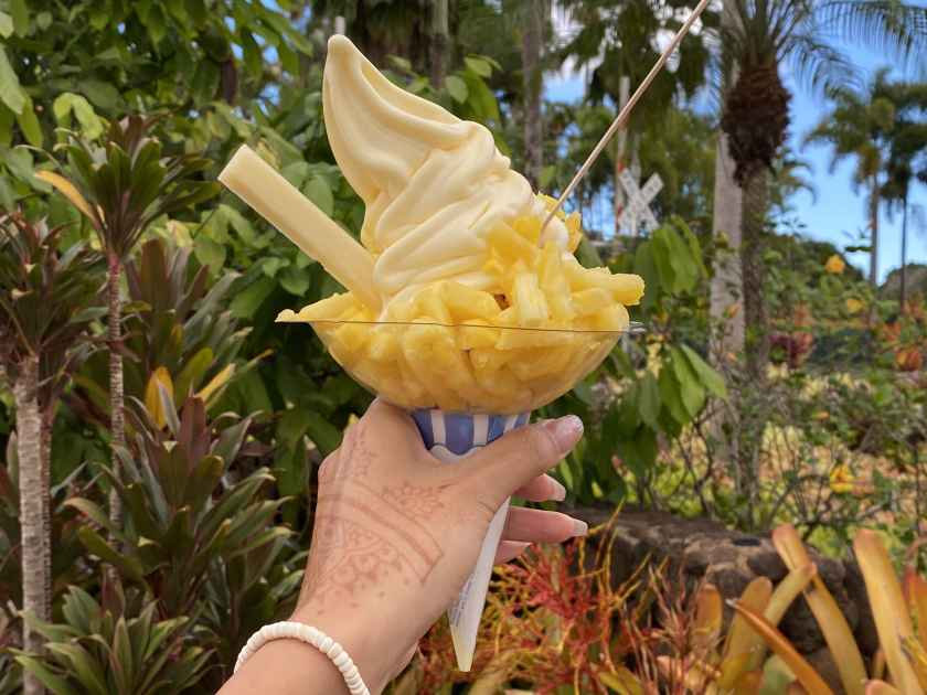 Pineapple icecream of dole plantation