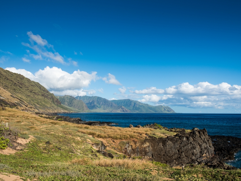 Kaena Point Nature Reserve on the Leeward Coast, Oahu, Hawaii