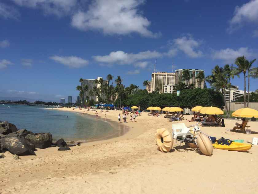 Kahanamoku Beach, Honolulu Oahu Hawaii