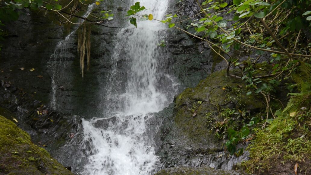 Likeke falls Honolulu Hawaii Oahu island