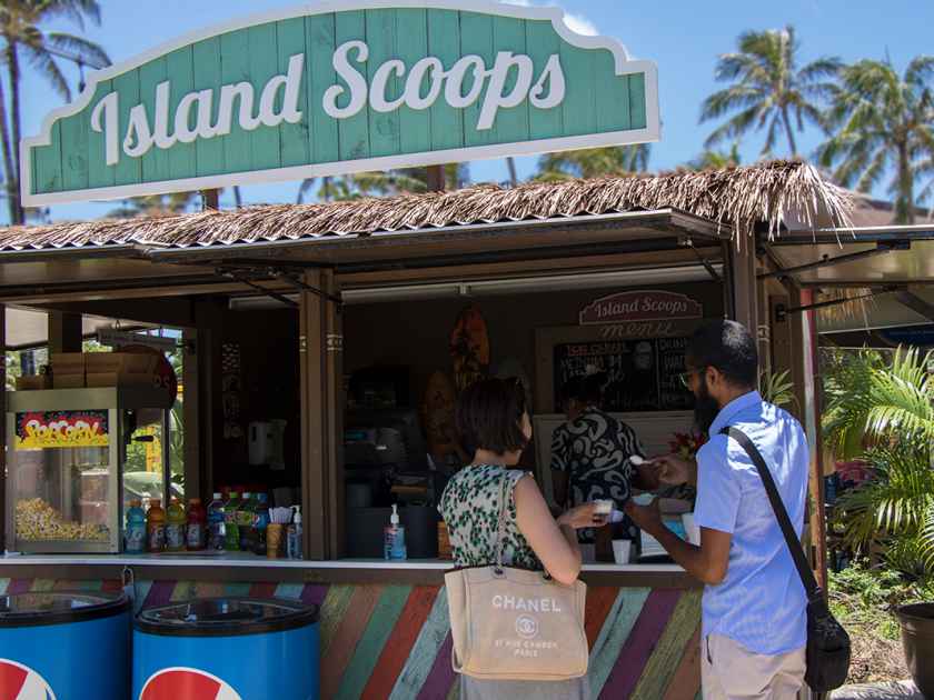 Island Scoops in the Hukilau Marketplace