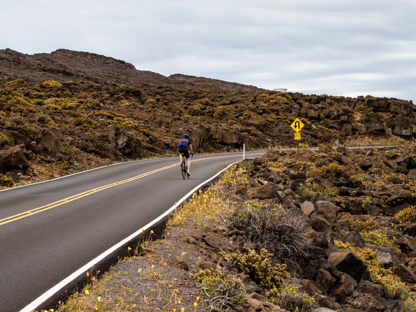 Haleakala national park road to the Red Hill