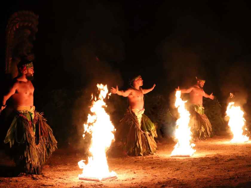 Mauka Warriors Luau - Thrilling Fire Knife Dancing