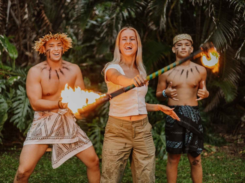 Samoan Fire Knife Dance