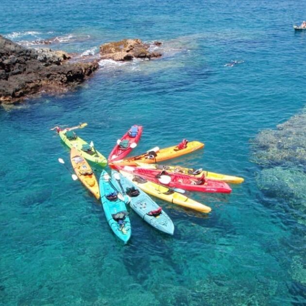 Kayaking & Snorkeling Sea Cave at Keauhou Bay - Ocean Safari's