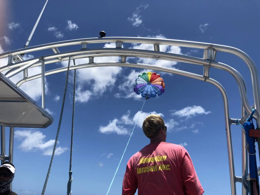 Parasailing in Waikiki