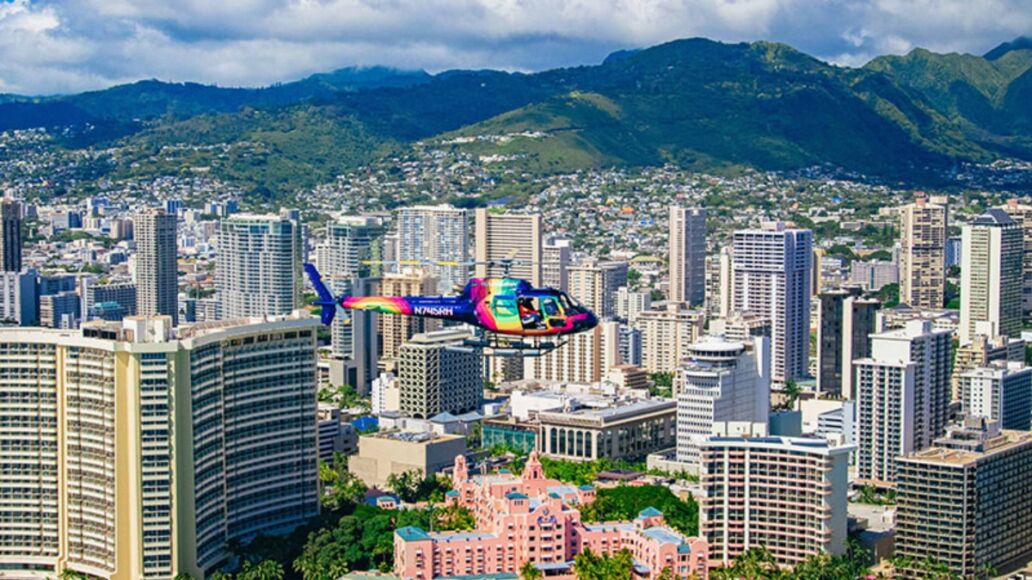 Rainbow Helicopter