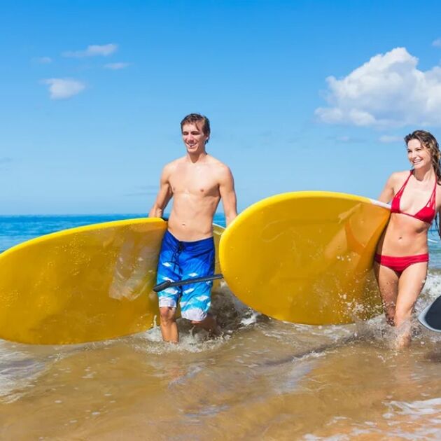 North Shore Private Jeep Tour with Snorkel, Surf Lesson & SUP or Kayak Adventure