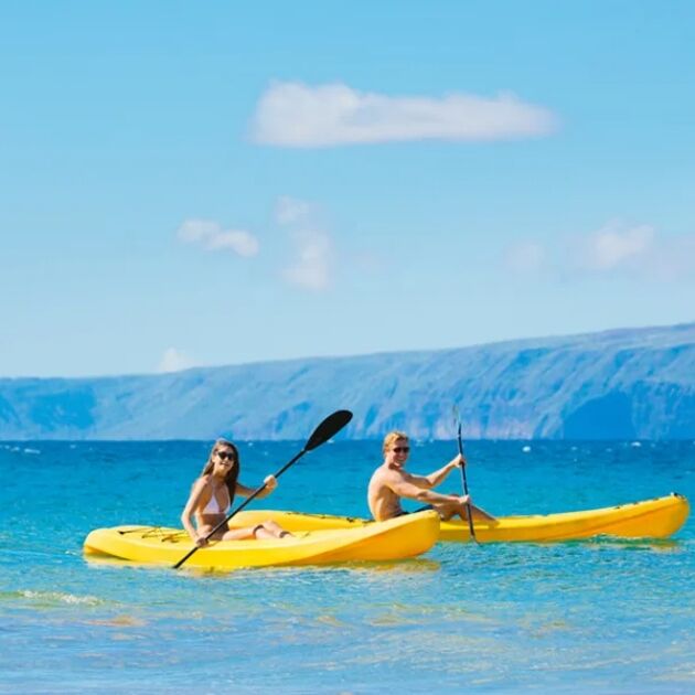 West Maui Snorkel & Kayak Paddle with Seasonal Whale Watching