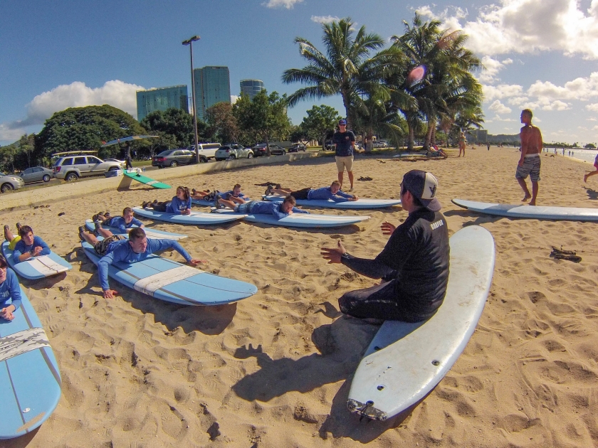 Surf HNL - Waikiki Surfing Lessons at Ala Moana Beach