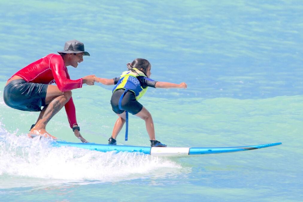 Surf HNL - Waikiki Surfing Lessons at Ala Moana Beach