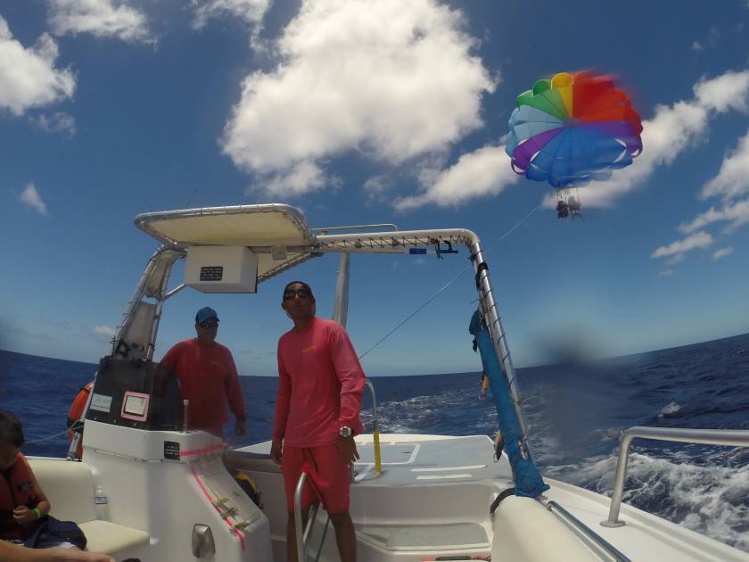 Parasailing in Waikiki