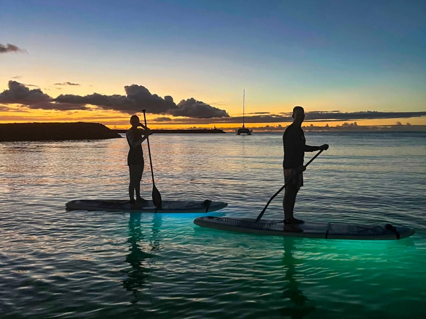 Sunset standup paddle experience