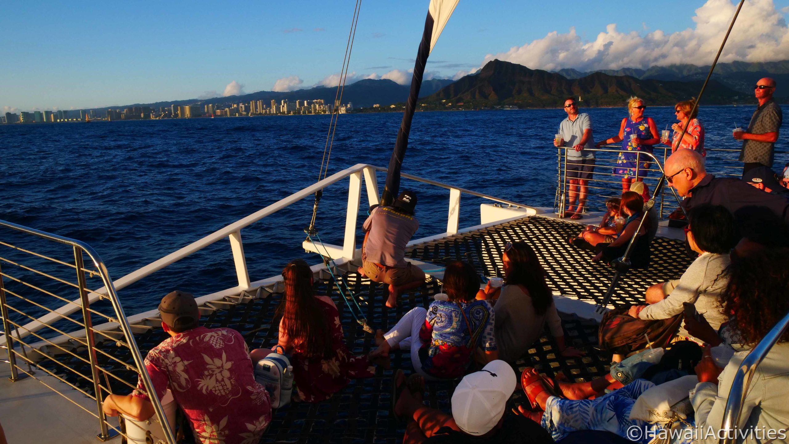 catamaran sunset dinner cruise oahu