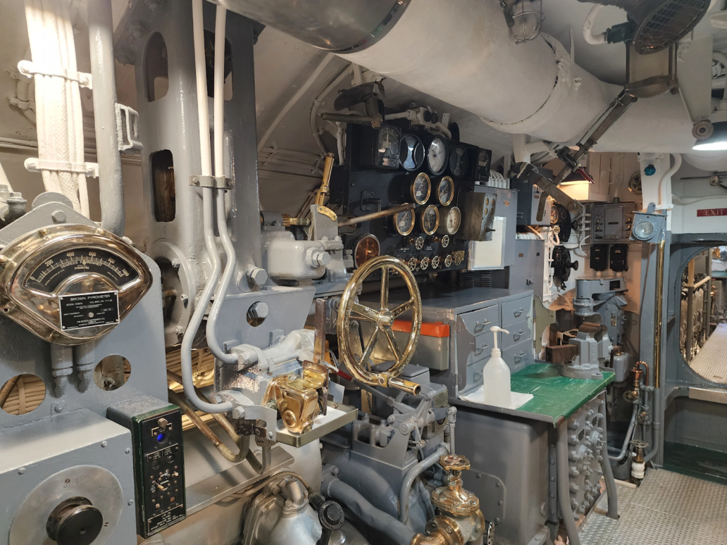 Control Systems Inside the USS Bowfin Submarine