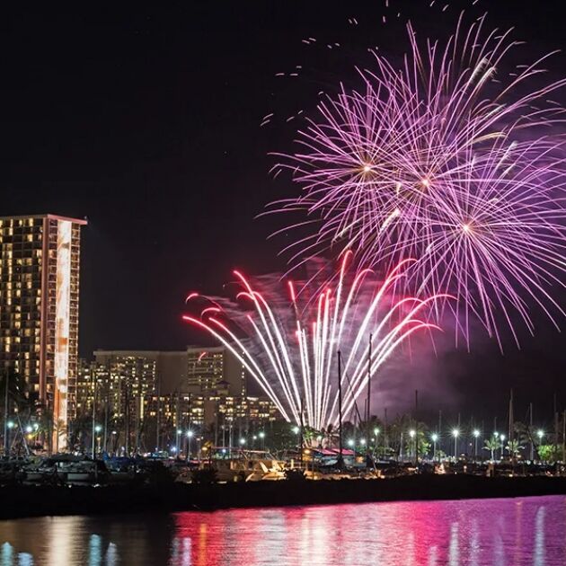 Friday Fireworks Sail