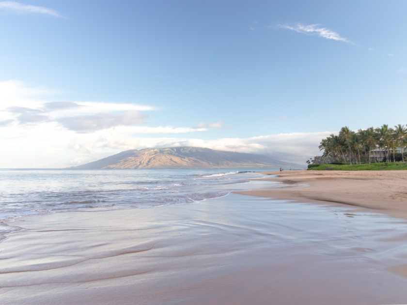 Keawakapu Beach (Maui, Hawaii) in the morning