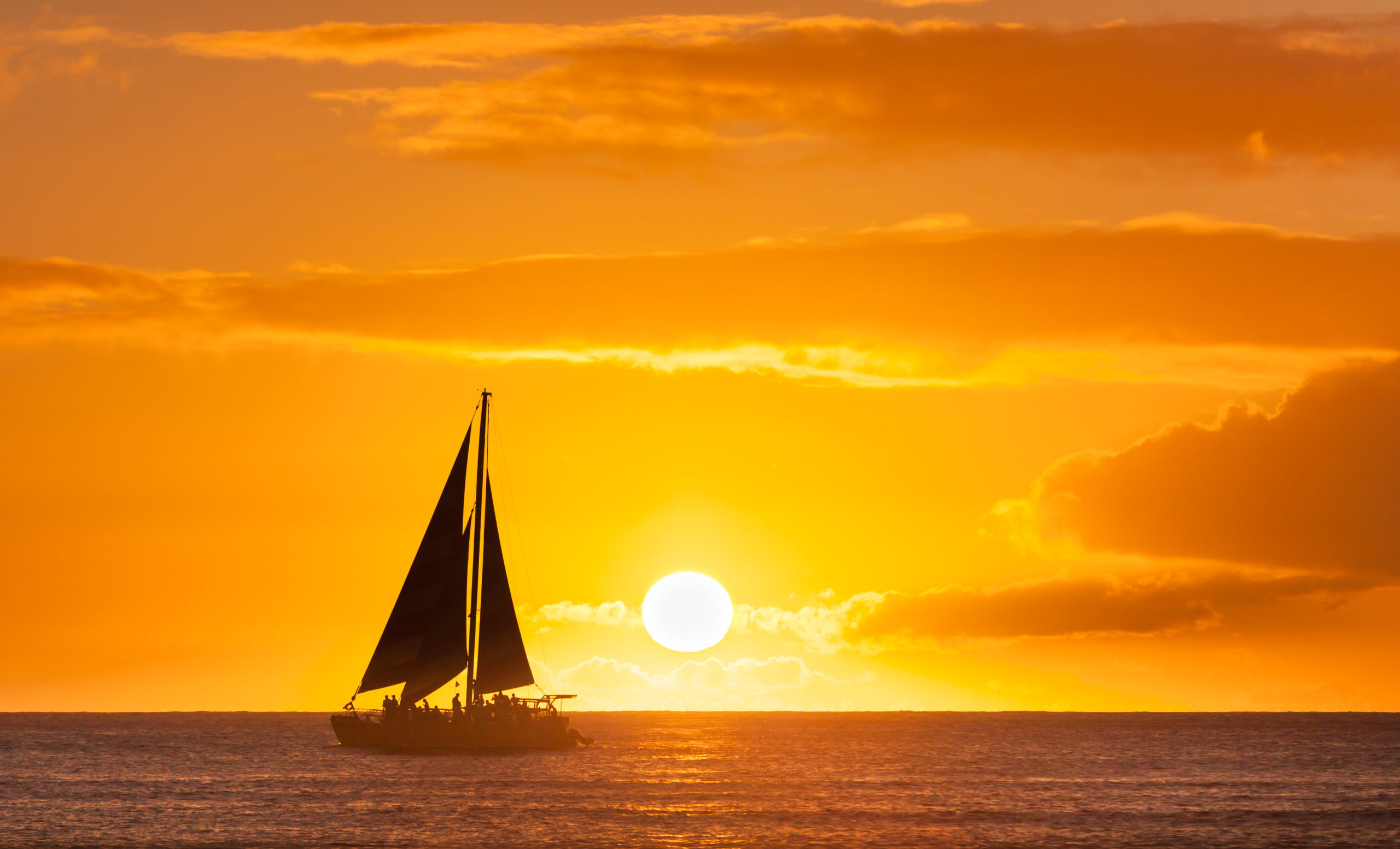 best sunset catamaran waikiki
