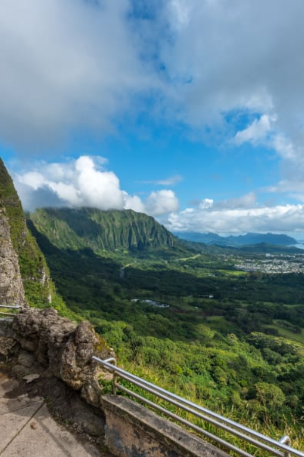 Famous Nuuanu Pali Lookout & spectacular views